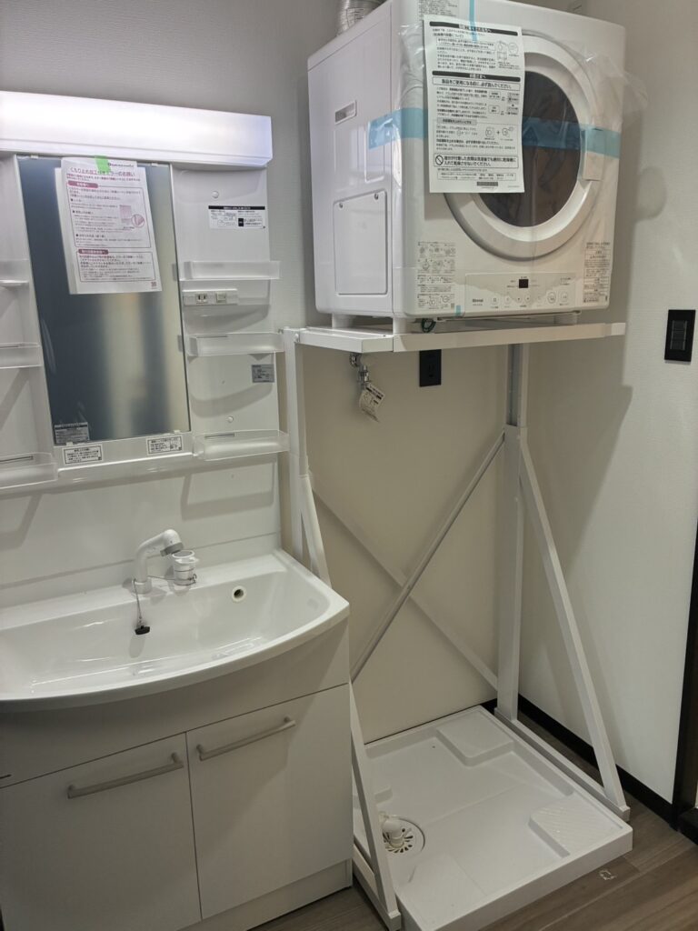 洗面台、乾燥機